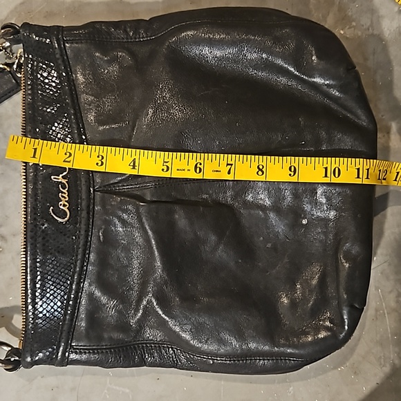 Coach Ashley Black Leather Shoulder Bag - Picture 13 of 13